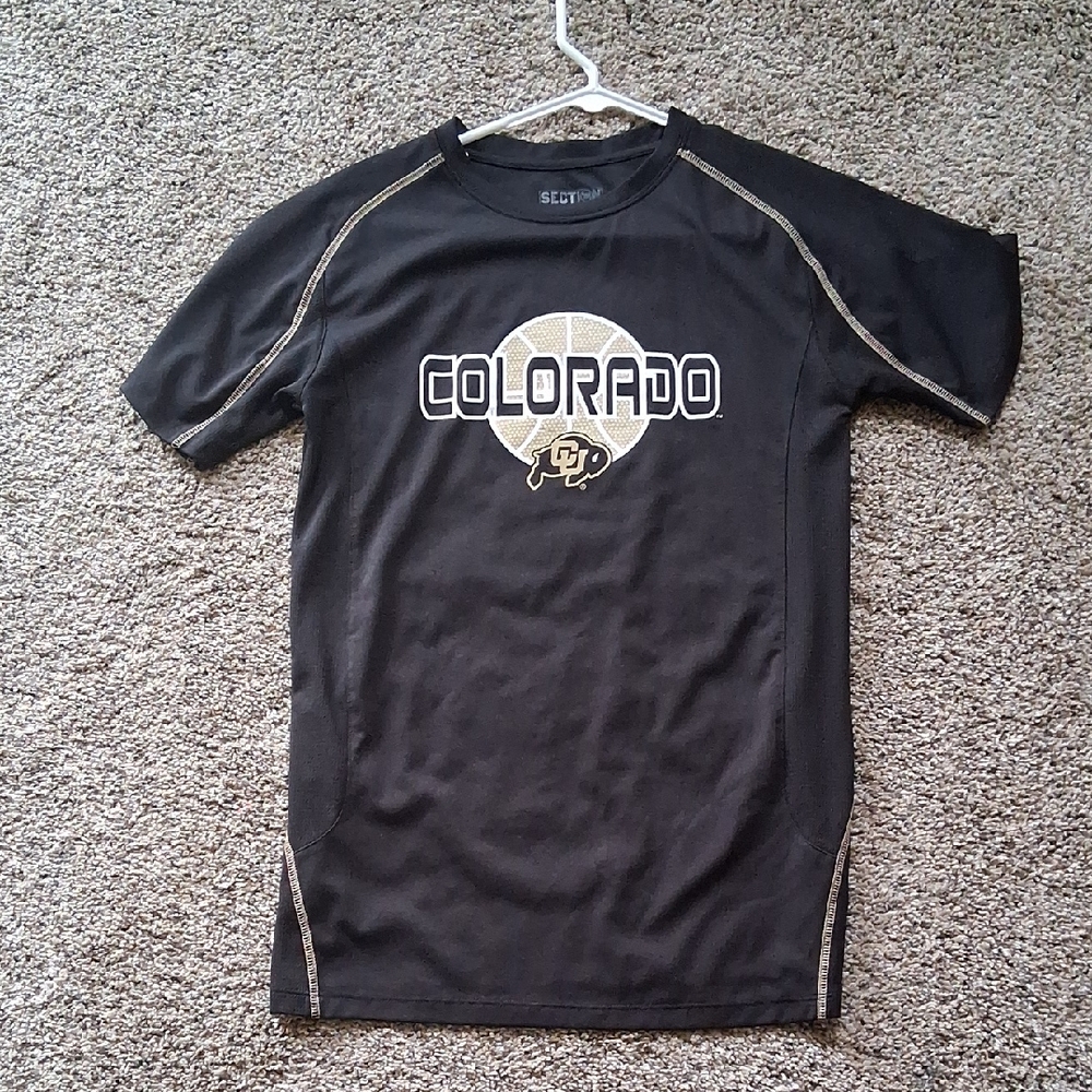 Majestic Kids Black Colorado Buffs Shirt